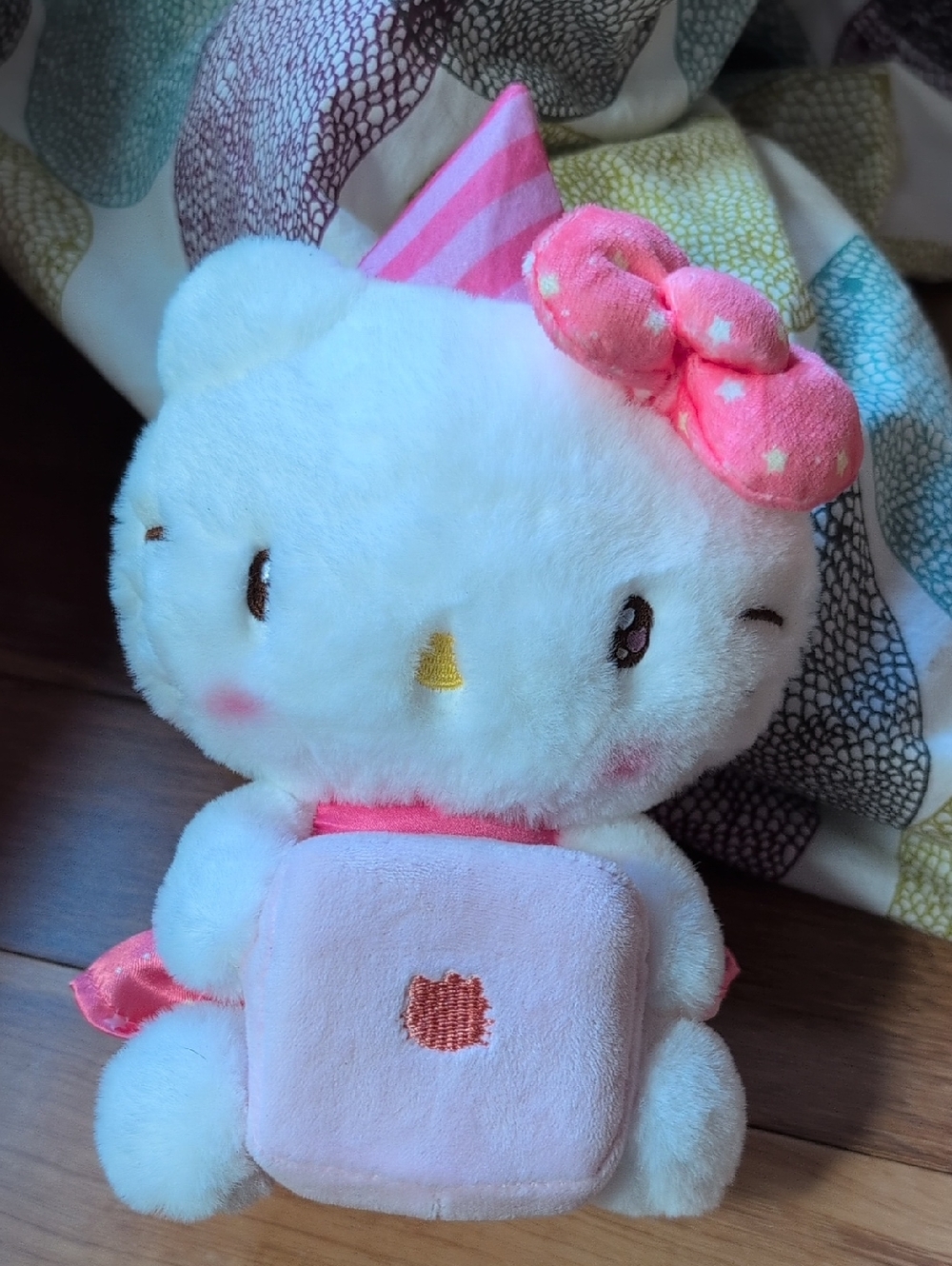 RARE Sanrio Hello Kitty X Bokksu Birthday Limited Edition Plush Toy 7”